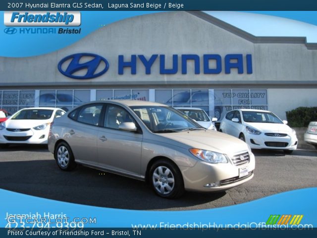 2007 Hyundai Elantra GLS Sedan in Laguna Sand Beige