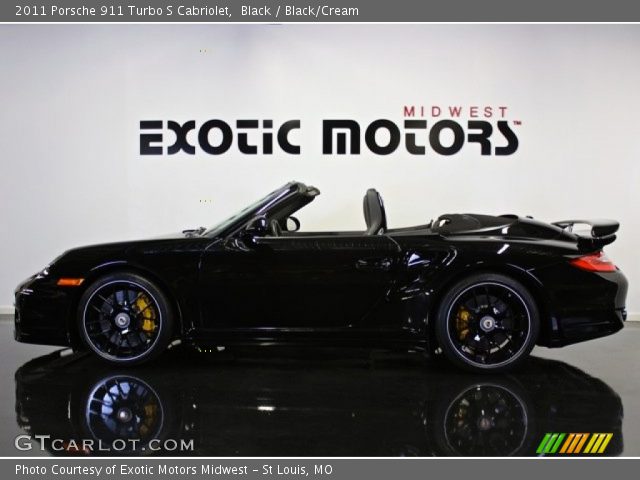 2011 Porsche 911 Turbo S Cabriolet in Black