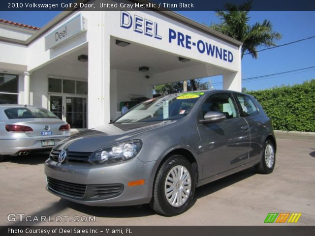 2010 Volkswagen Golf 2 Door in United Gray Metallic
