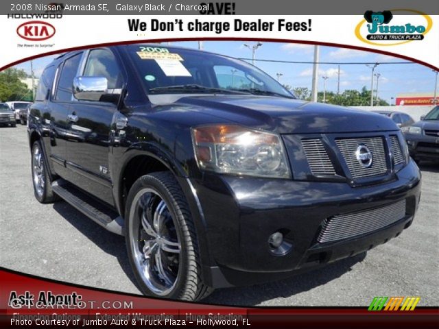 2008 Nissan Armada SE in Galaxy Black