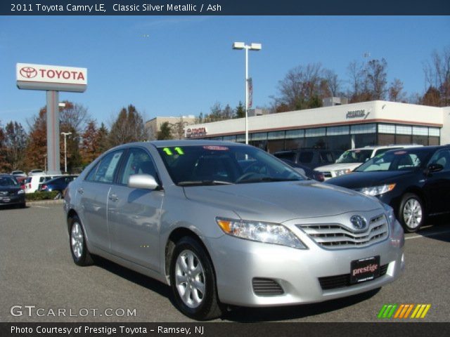 2011 Toyota Camry LE in Classic Silver Metallic