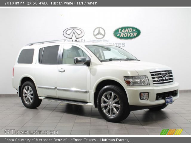 2010 Infiniti QX 56 4WD in Tuscan White Pearl