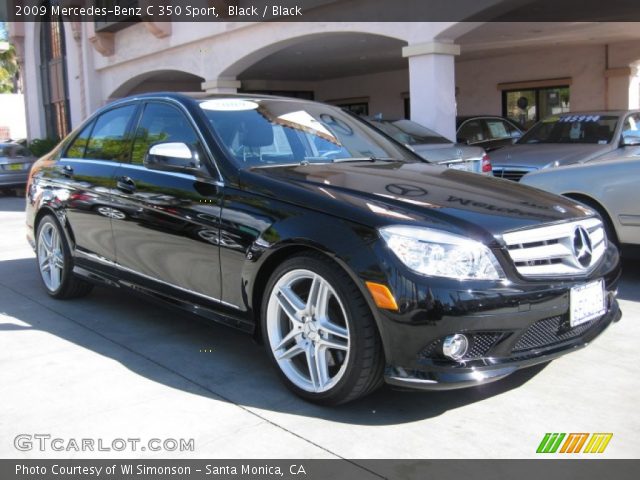 2009 Mercedes-Benz C 350 Sport in Black
