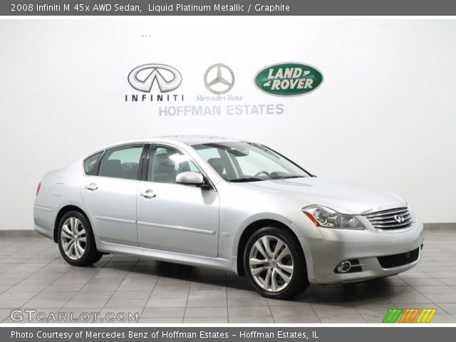 2008 Infiniti M 45x AWD Sedan in Liquid Platinum Metallic
