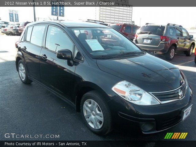 2012 Nissan Versa 1.8 SL Hatchback in Super Black