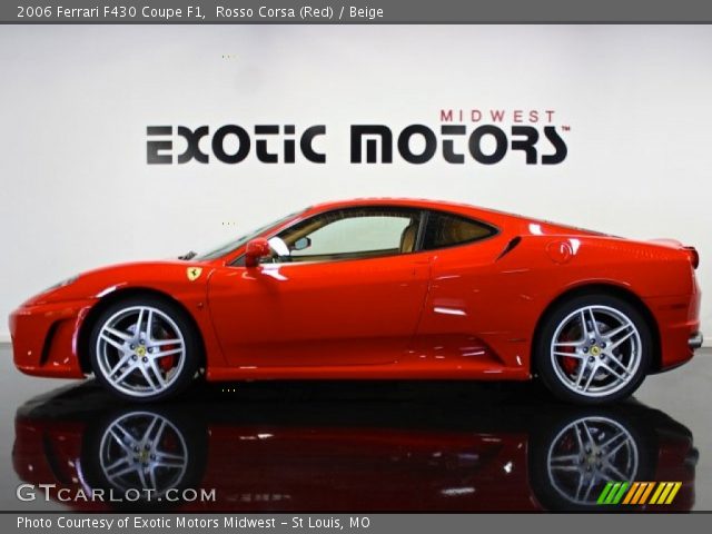 2006 Ferrari F430 Coupe F1 in Rosso Corsa (Red)