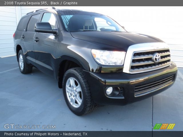 2008 Toyota Sequoia SR5 in Black