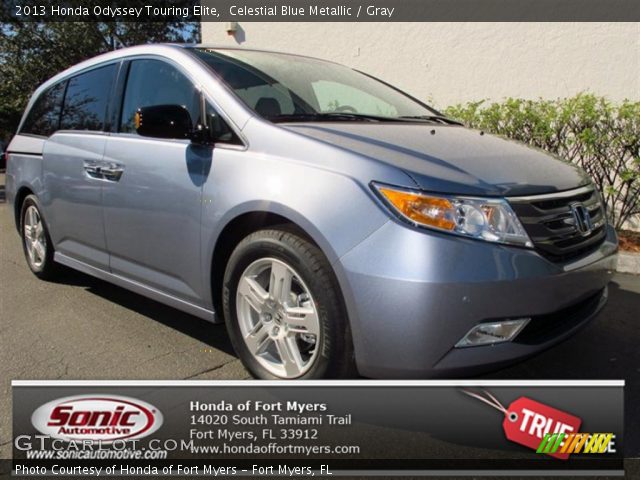 2013 Honda Odyssey Touring Elite in Celestial Blue Metallic