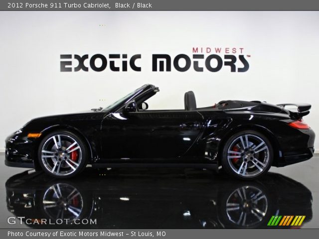 2012 Porsche 911 Turbo Cabriolet in Black