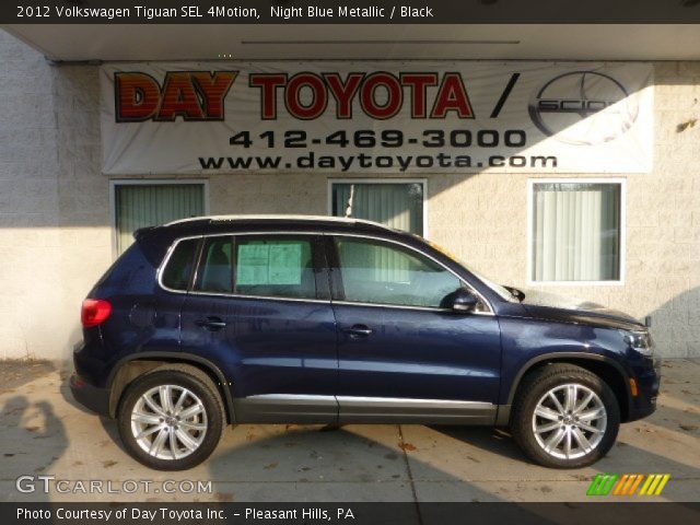 2012 Volkswagen Tiguan SEL 4Motion in Night Blue Metallic