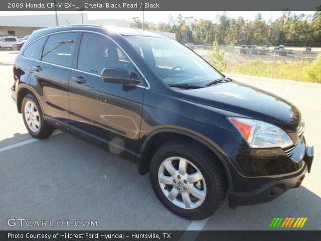 2009 Honda CR-V EX-L in Crystal Black Pearl