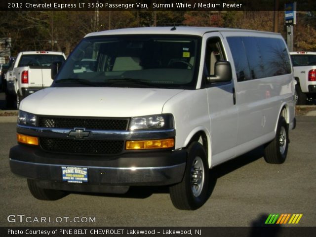 2012 Chevrolet Express LT 3500 Passenger Van in Summit White