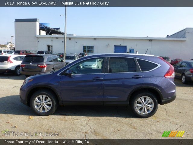 2013 Honda CR-V EX-L AWD in Twilight Blue Metallic