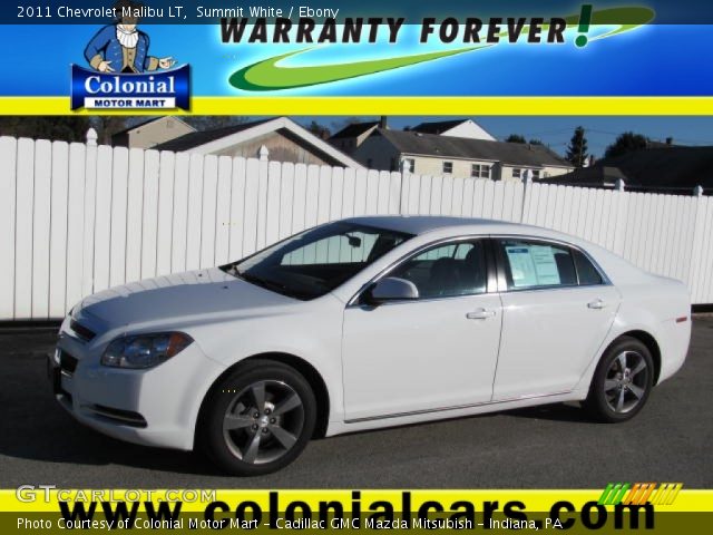 2011 Chevrolet Malibu LT in Summit White