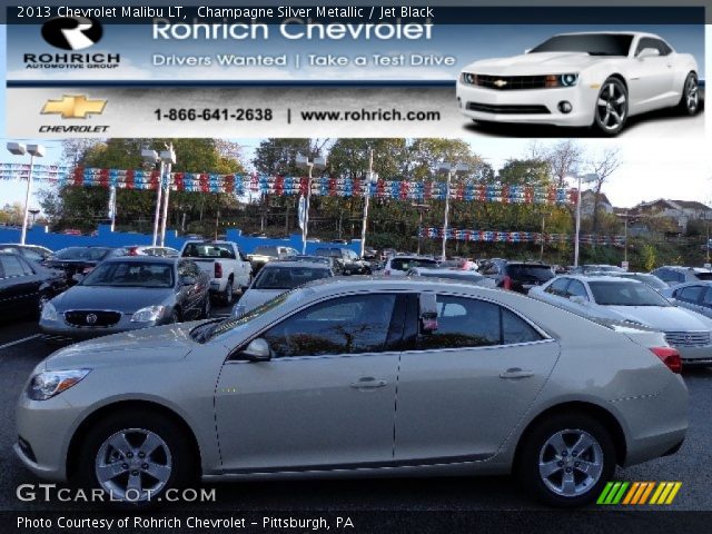 2013 Chevrolet Malibu LT in Champagne Silver Metallic