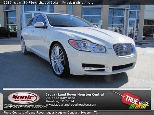 2010 Jaguar XF XF Supercharged Sedan in Porcelain White