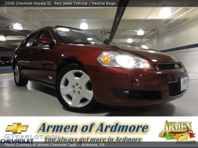 2008 Chevrolet Impala SS in Red Jewel Tintcoat