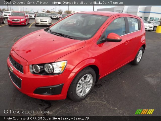 2013 Chevrolet Sonic LT Hatch in Inferno Orange Metallic