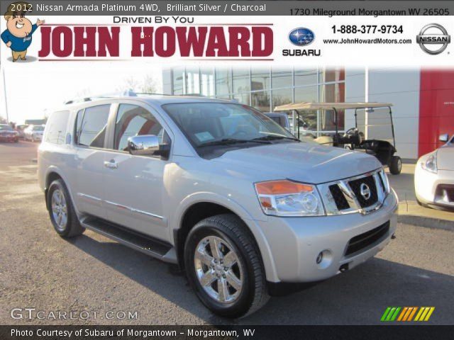 2012 Nissan Armada Platinum 4WD in Brilliant Silver