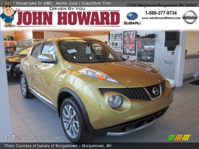 2013 Nissan Juke SV AWD in Atomic Gold
