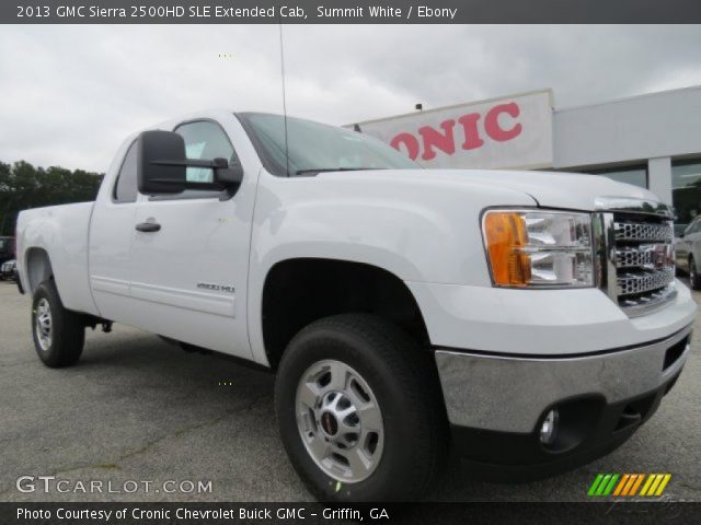 2013 GMC Sierra 2500HD SLE Extended Cab in Summit White