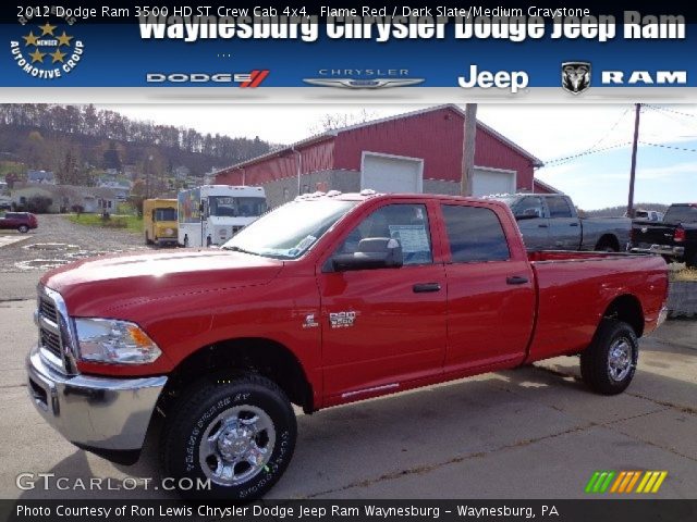 2012 Dodge Ram 3500 HD ST Crew Cab 4x4 in Flame Red