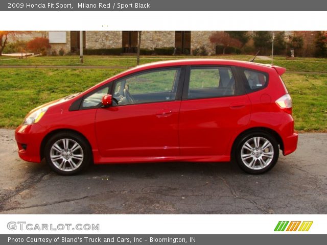 2009 Honda Fit Sport in Milano Red