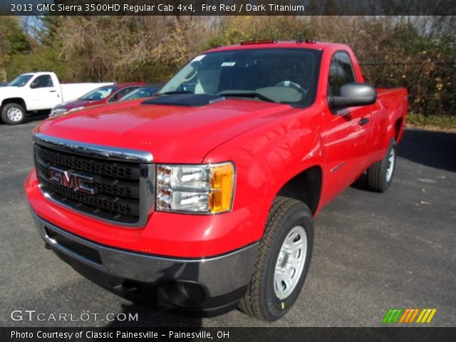 2013 GMC Sierra 3500HD Regular Cab 4x4 in Fire Red