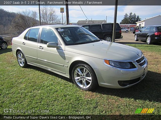 2007 Saab 9-5 2.3T Sedan in Parchment Silver Metallic