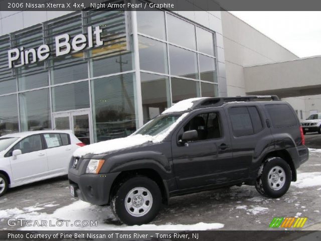 2006 Nissan Xterra X 4x4 in Night Armor Pearl