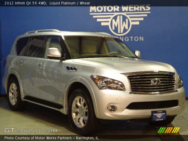 2012 Infiniti QX 56 4WD in Liquid Platinum