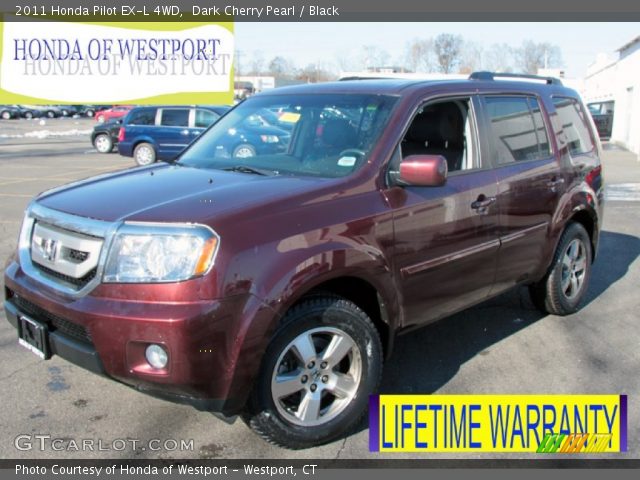 2011 Honda Pilot EX-L 4WD in Dark Cherry Pearl