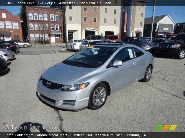 2009 Honda Civic EX-L Coupe in Alabaster Silver Metallic