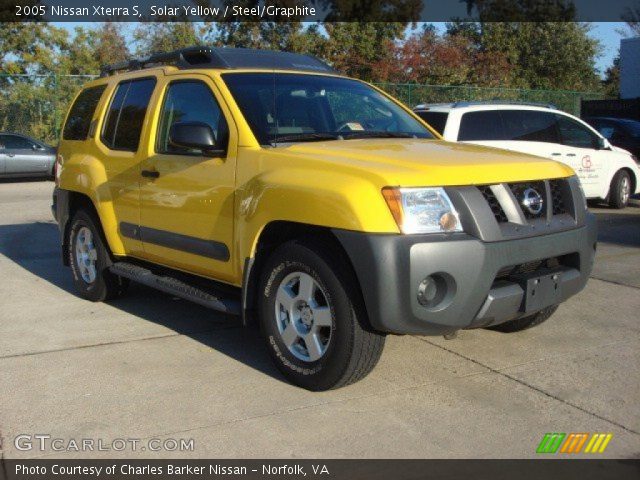 2005 Nissan Xterra S in Solar Yellow