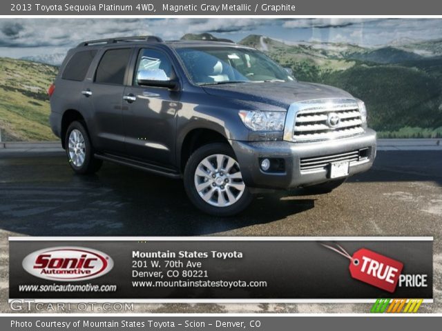 2013 Toyota Sequoia Platinum 4WD in Magnetic Gray Metallic