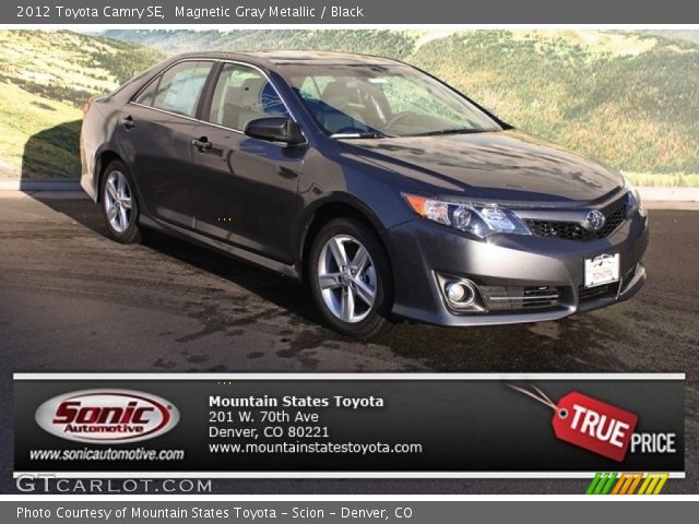 2012 Toyota Camry SE in Magnetic Gray Metallic