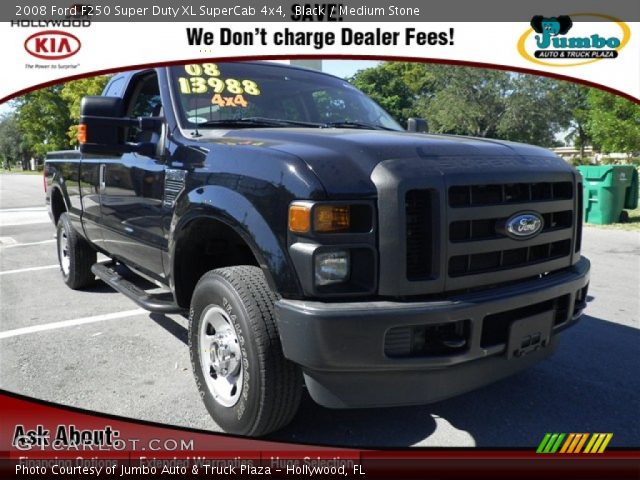2008 Ford F250 Super Duty XL SuperCab 4x4 in Black