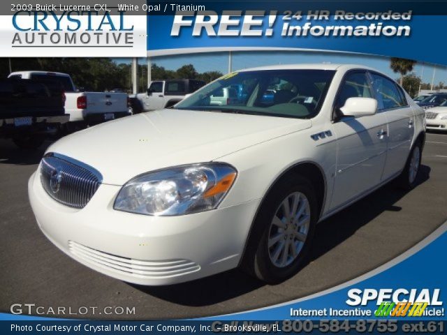 2009 Buick Lucerne CXL in White Opal