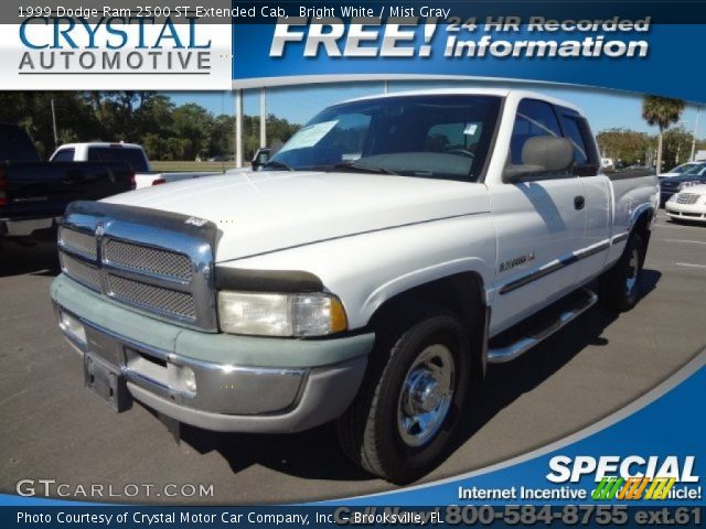 1999 Dodge Ram 2500 ST Extended Cab in Bright White