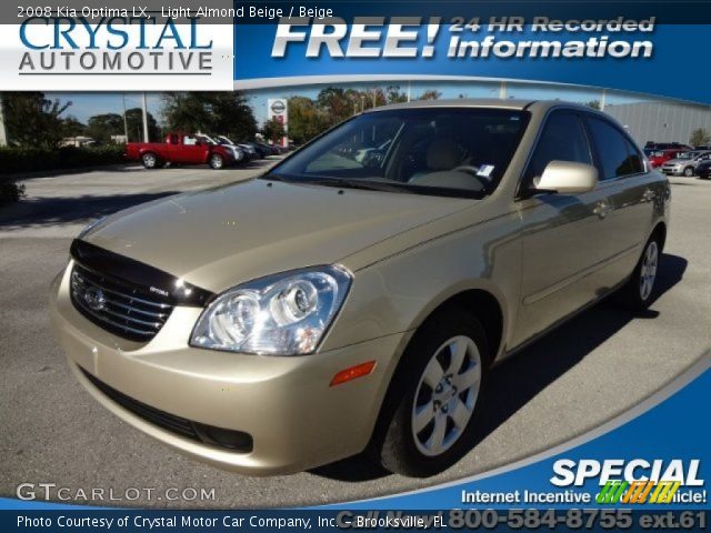 2008 Kia Optima LX in Light Almond Beige