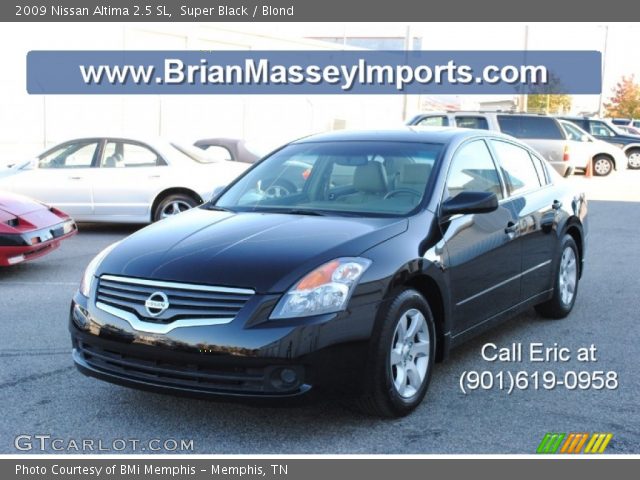 2009 Nissan Altima 2.5 SL in Super Black