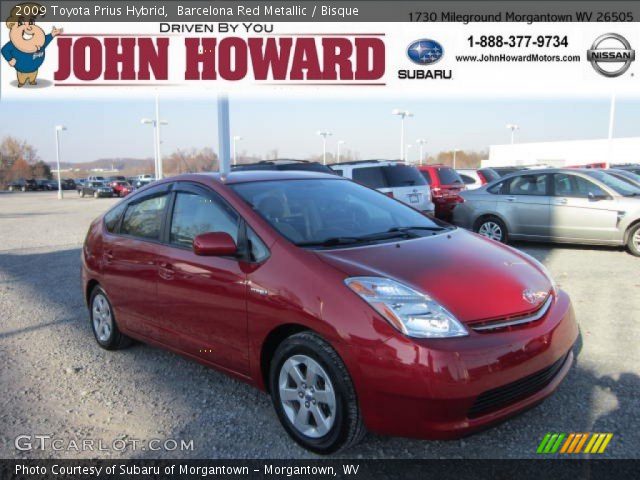 2009 Toyota Prius Hybrid in Barcelona Red Metallic
