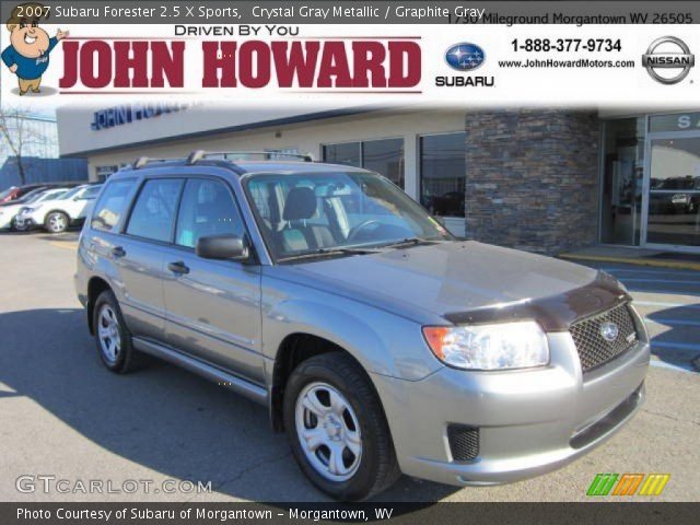 2007 Subaru Forester 2.5 X Sports in Crystal Gray Metallic