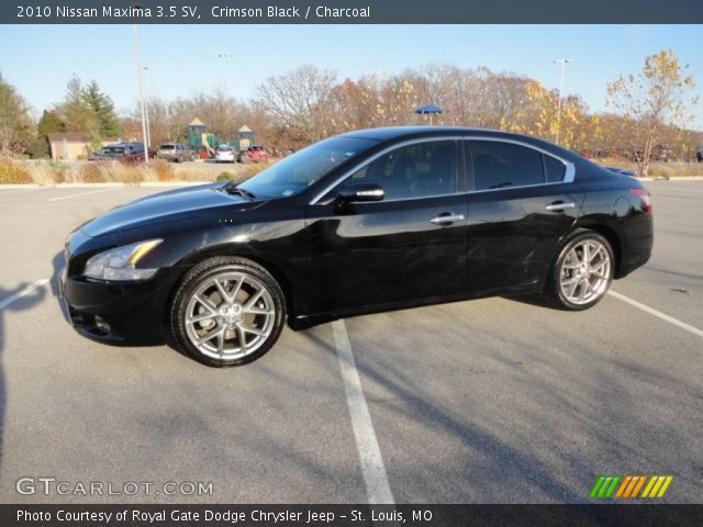 2010 Nissan Maxima 3.5 SV in Crimson Black