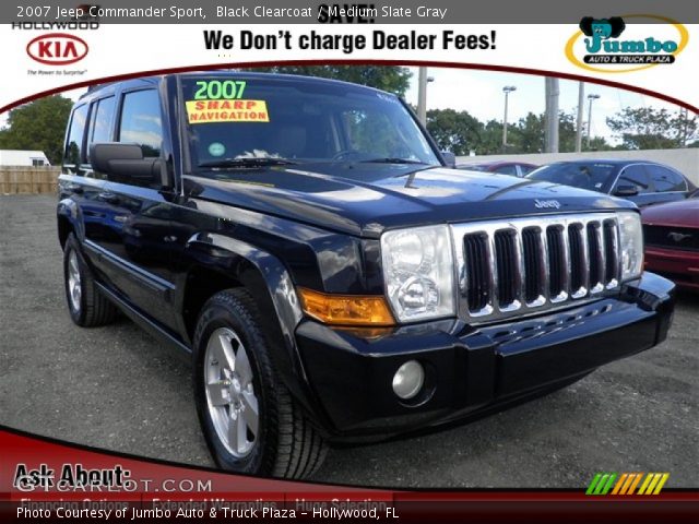 2007 Jeep Commander Sport in Black Clearcoat