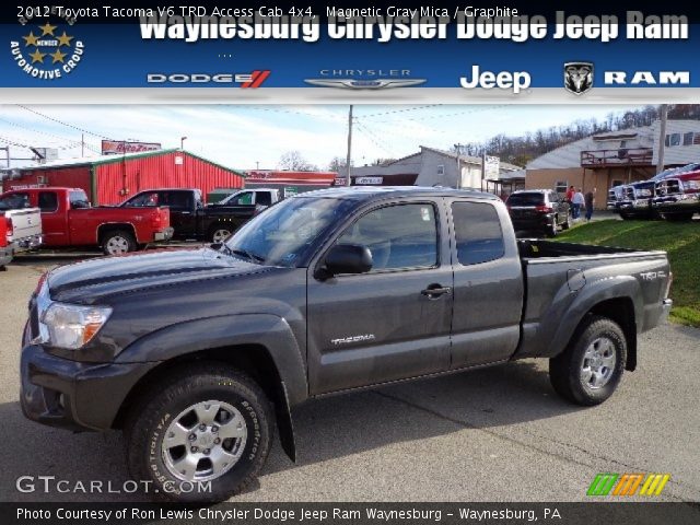 2012 Toyota Tacoma V6 TRD Access Cab 4x4 in Magnetic Gray Mica