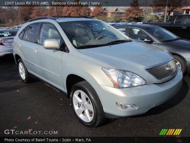 2007 Lexus RX 350 AWD in Bamboo Green Pearl