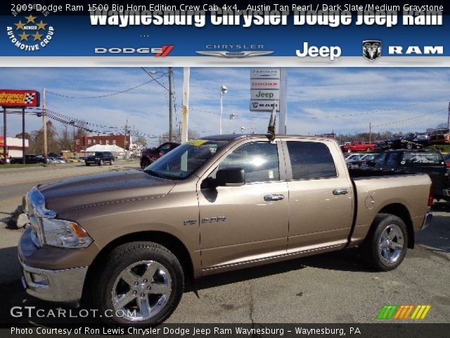 2009 Dodge Ram 1500 Big Horn Edition Crew Cab 4x4 in Austin Tan Pearl