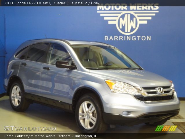 2011 Honda CR-V EX 4WD in Glacier Blue Metallic