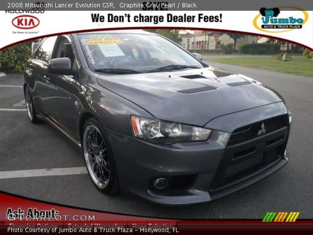 2008 Mitsubishi Lancer Evolution GSR in Graphite Gray Pearl